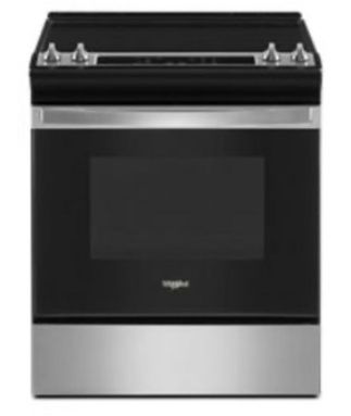 *4.8 cubic foot electric range with Frozen Bake technology