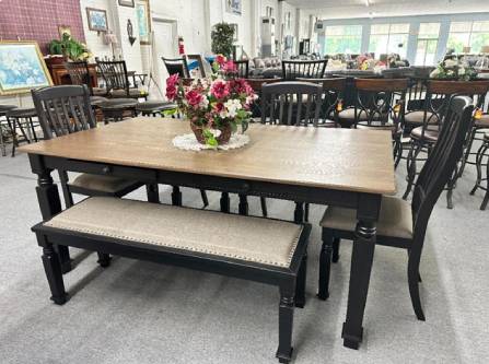 GENERATION - MT. VERNON Dinette set with 4 chairs & Bench